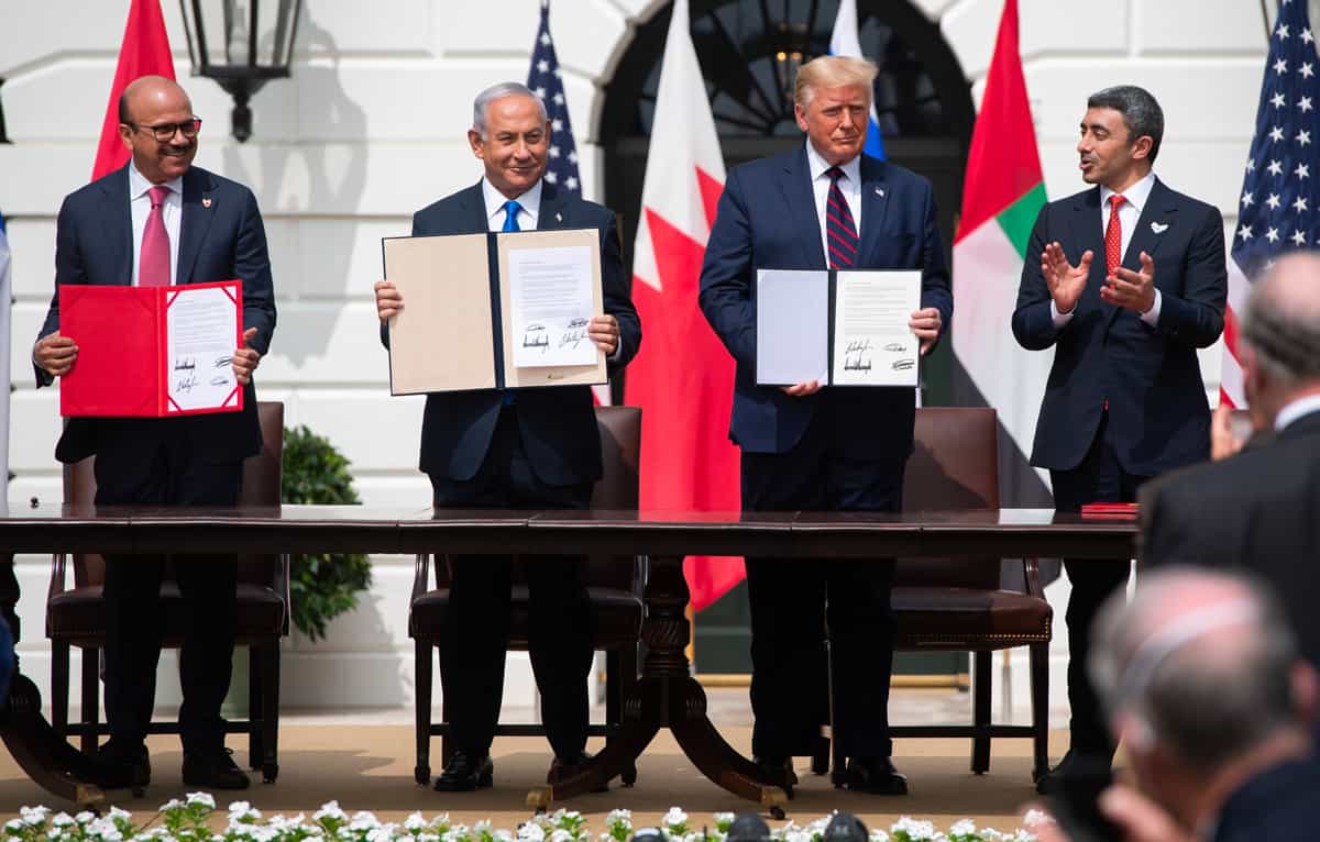عودة اتفاقيات التطبيع بين دول عربية وإسرائيل. صورة: AFP