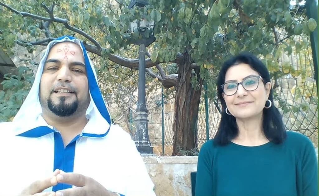 نشأت منذر وكارمن شماس