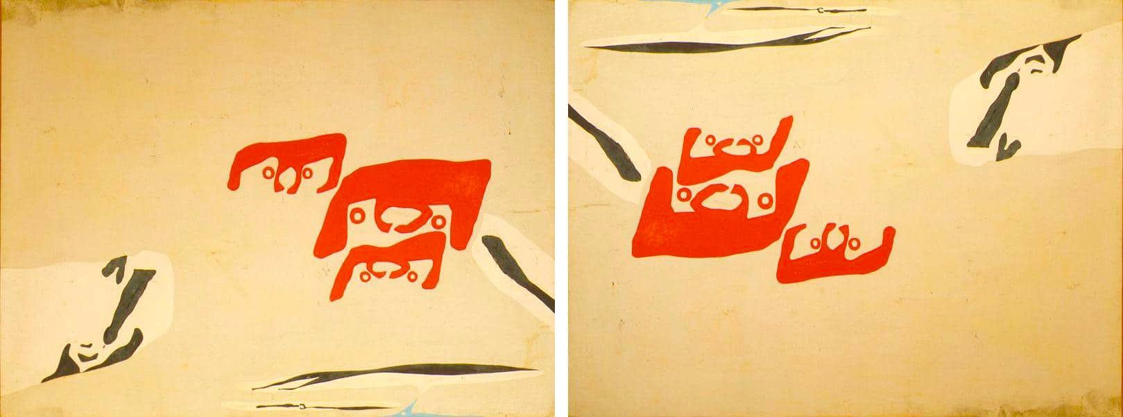 لوحة «أربع زوجات صيادين من كاداكويس» للفنان سلفادور دالي