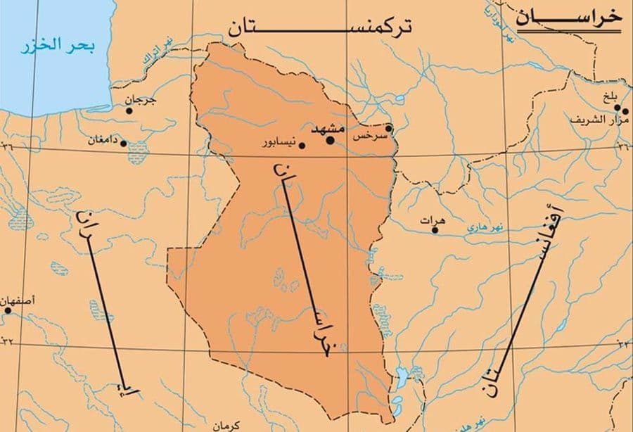 خريطة خراسان