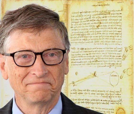 قام بيل غيتس بشراء مخطوطة ليستر