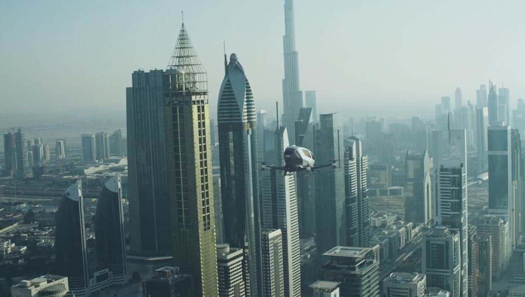 دبي ستطلق تاكسي طائرة EHang 184