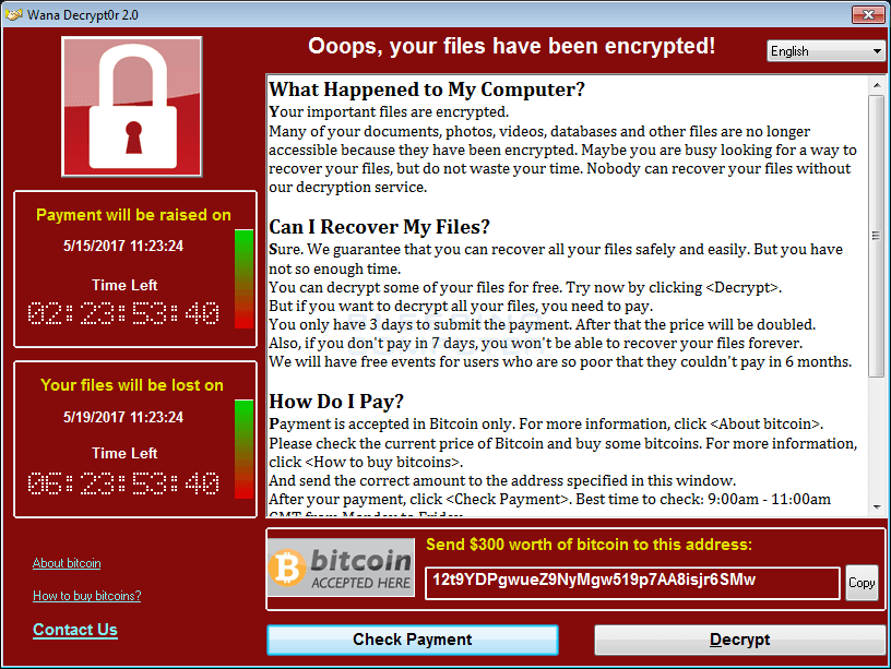 برمجية WannaCry