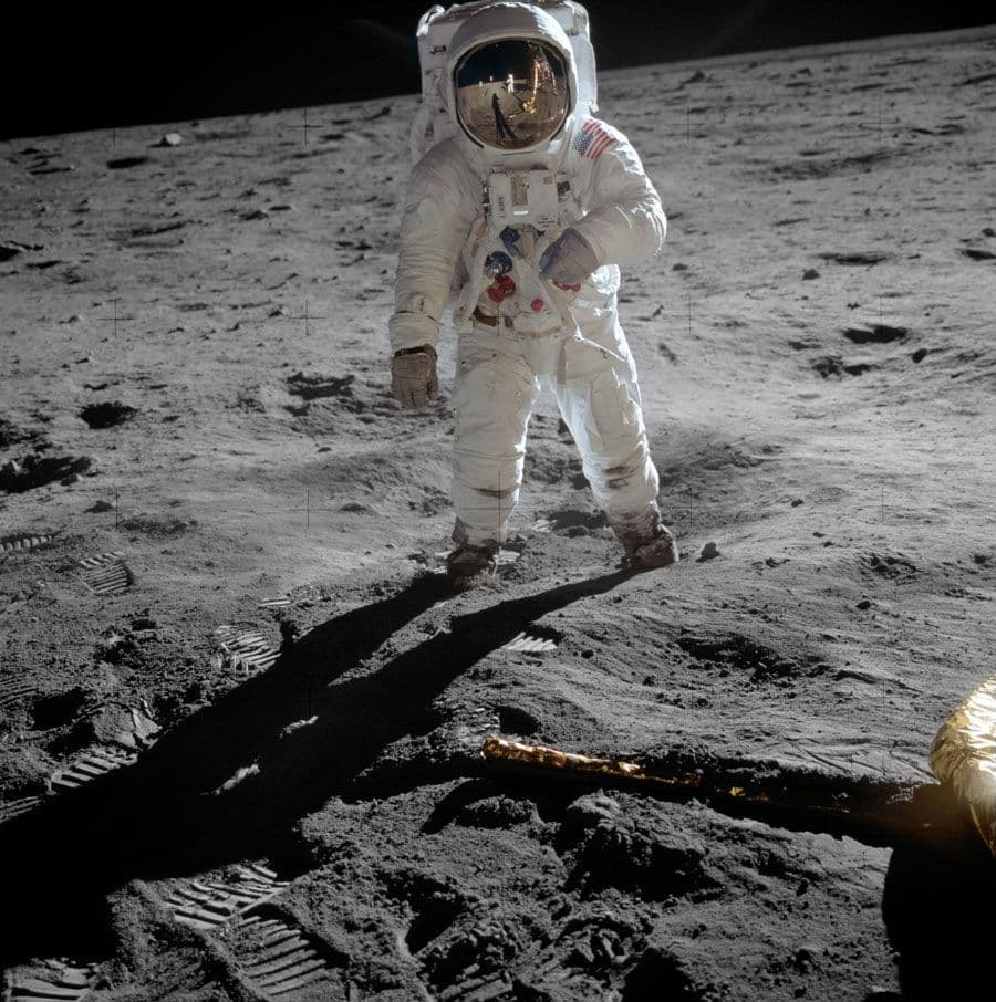 رائد الفضاء: Buzz Aldrin - صورة: NASA
