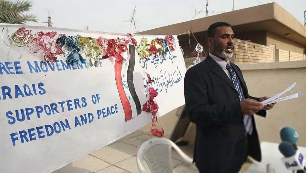 الراحل جلال ذياب، المُلقب بمارتن لوثر كينگ البصرة، مؤسس حركة العراقيين الحرة.