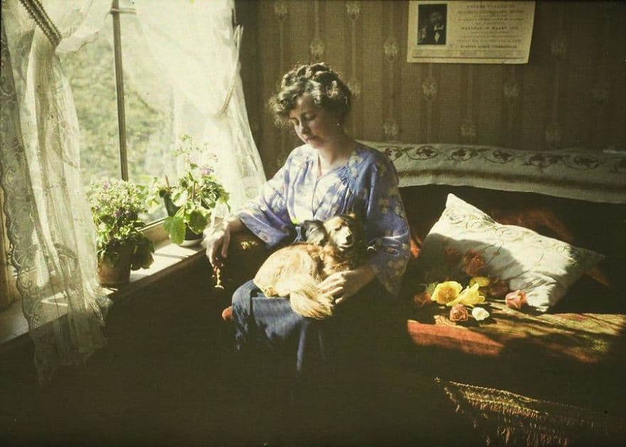 التأمل والتفكير العميق (السيدة ”فون بوستن“)، سنة 1910