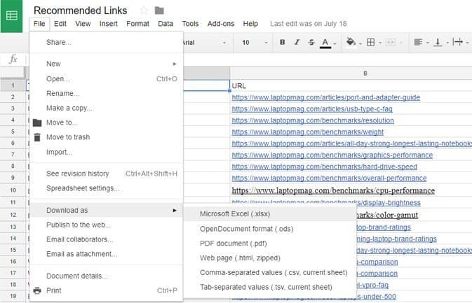 برنامج (إكسل) Excel
