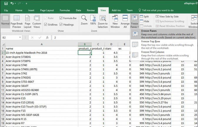 برنامج (إكسل) Excel