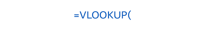 =VLOOKUP(