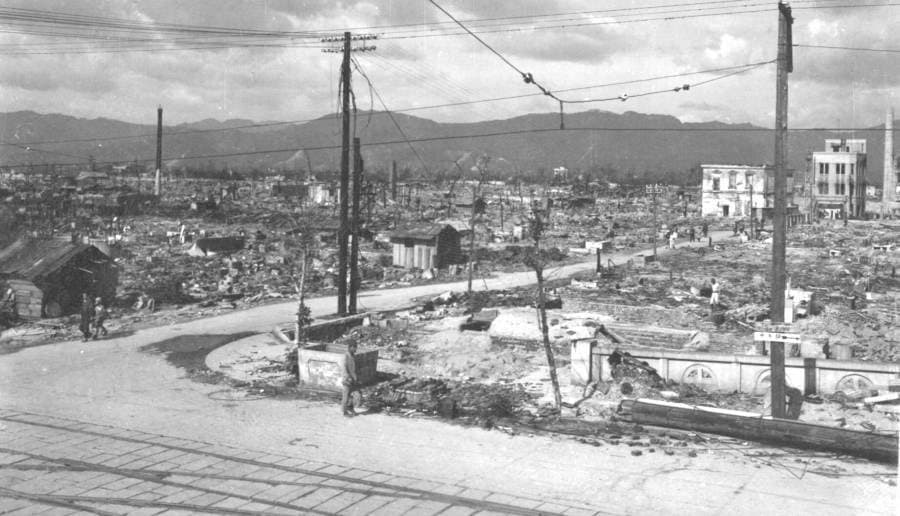 صورة للدمار في عام 1947