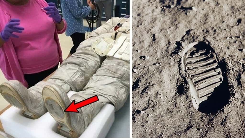 حذاء بذلة نيل أرمسترونغ في رحلة أبولو 11