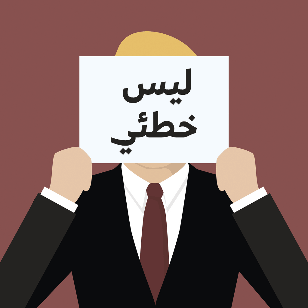 الخطأ ليس خطأك