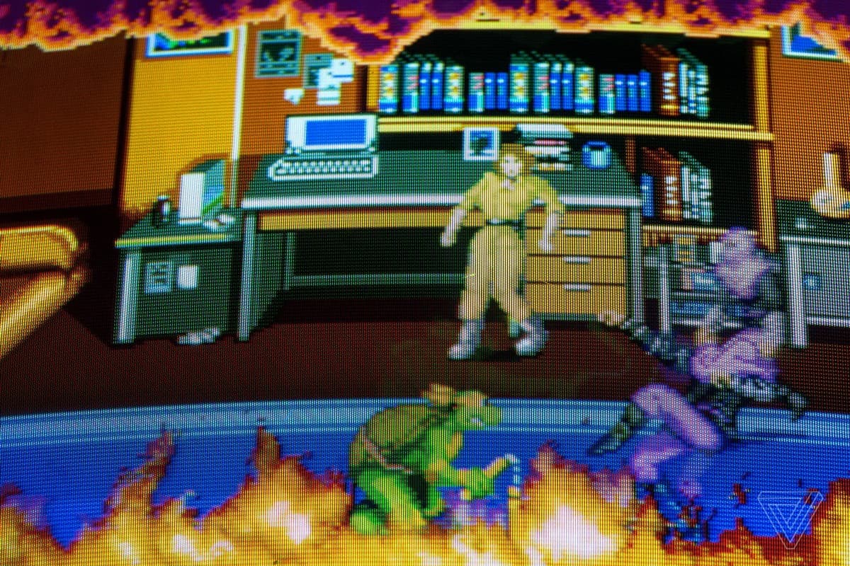 تعمل ألعاب الفيديو القديمة بكفاءة أحسن على شاشات CRT. صورة: Amelia Holowaty Krales / The Verge