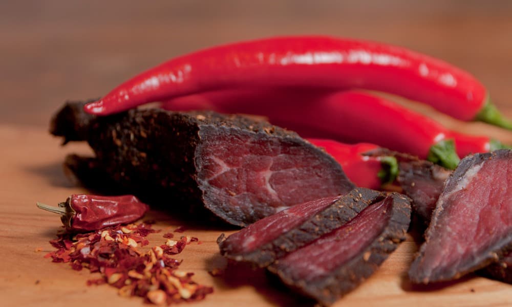قديد اللحم أو Biltong