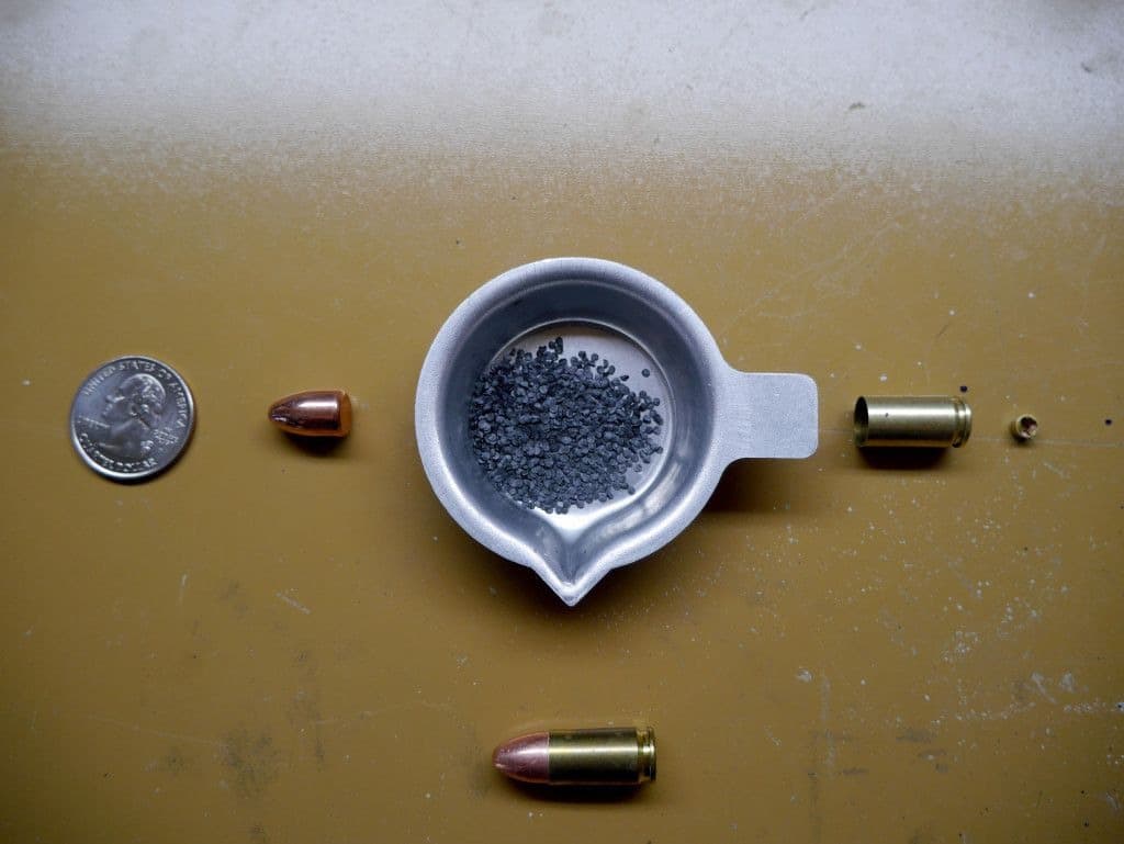 مكونات خرطوش 124 9mm FMJ.