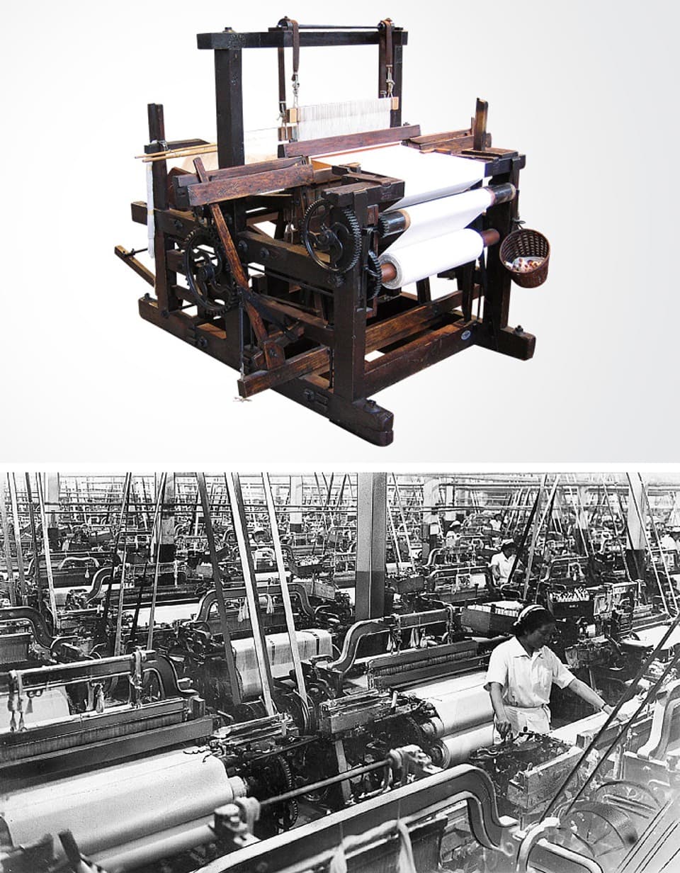 النول الآلي أول منتجات شركة تويوتا. صورة: toyota material handling india