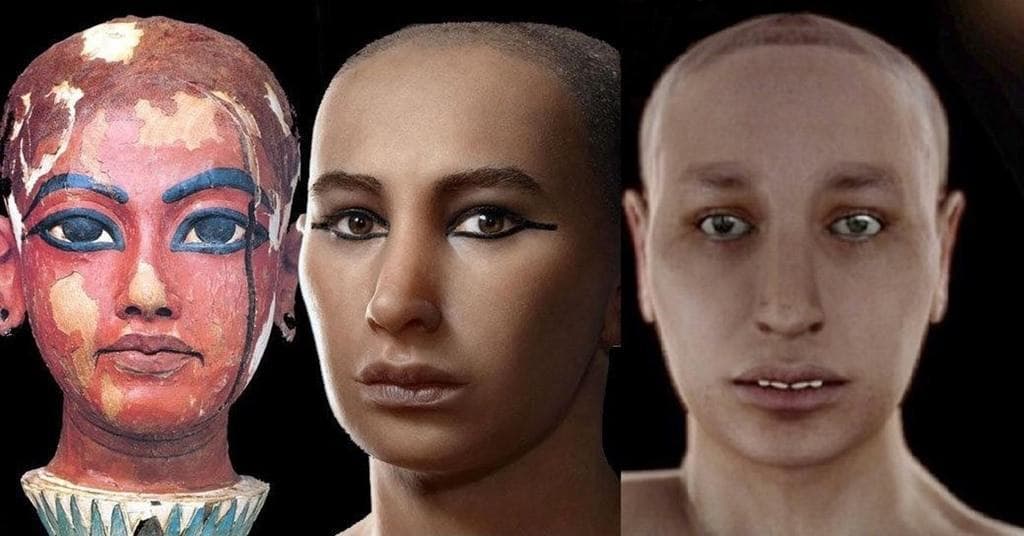 الوجه الحقيقي لـ توت عنخ آمون