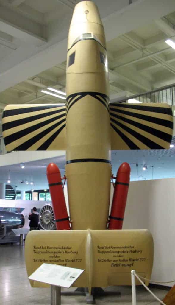 نموذج عن Bachem Ba 349 في متحف في ميونيخ.