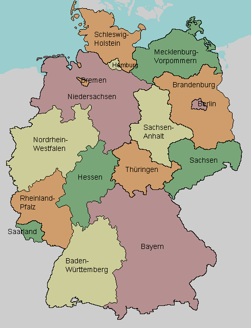 مقاطعات المانيا