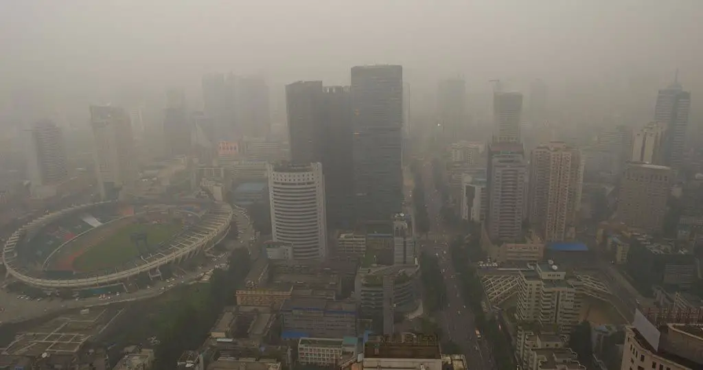 التلوث الهوائي في الصين