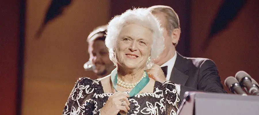 Barbara Bush.
