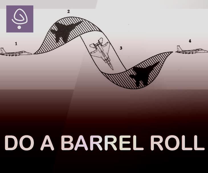 Do a barrel roll
