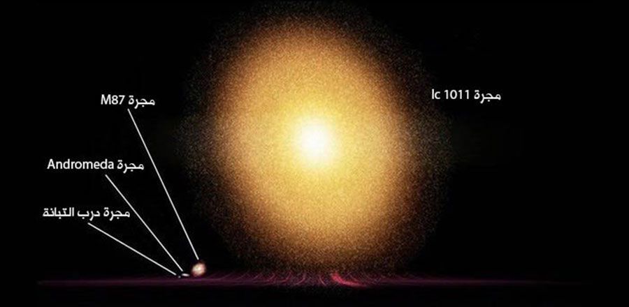 IC 1101 واحدة من أكبر المجرات المعروفة