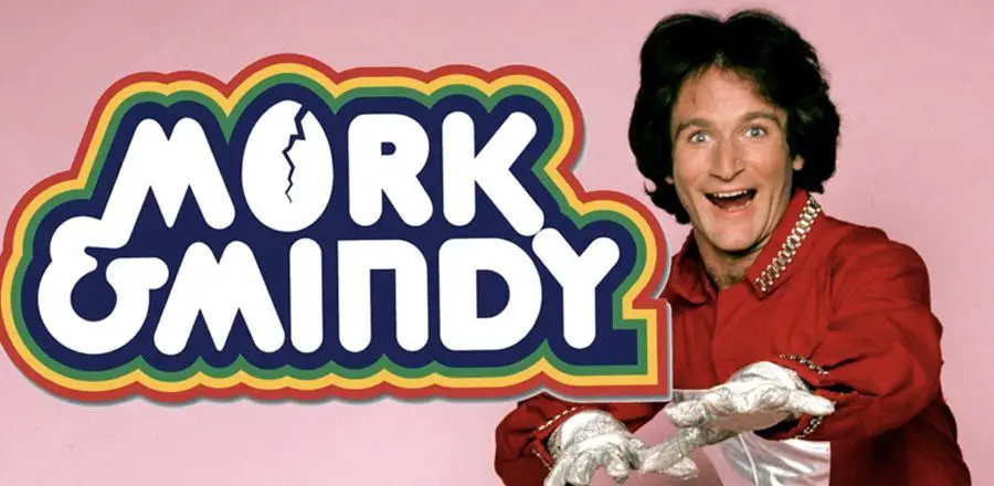 Mork on the TV show "Mork and Mindy