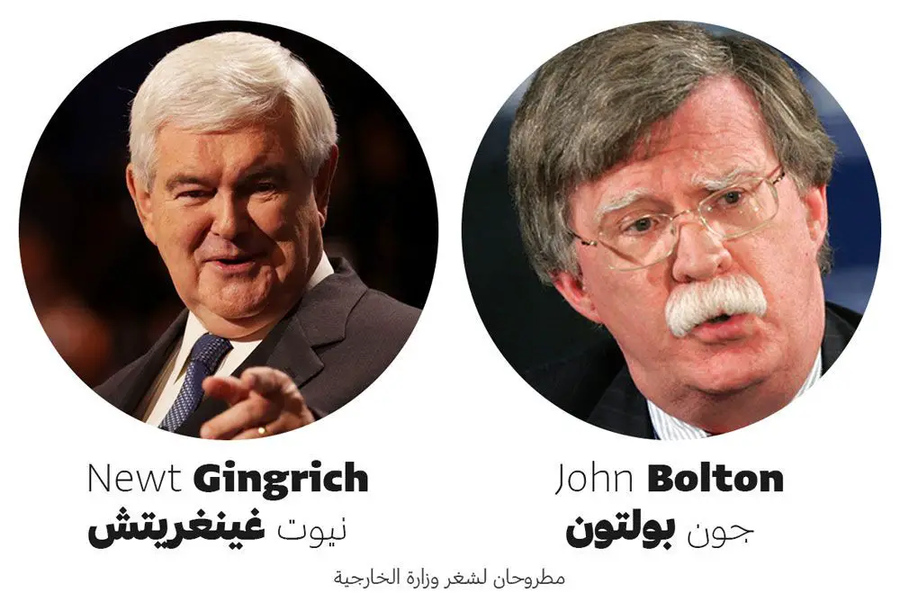 جون بولتون John Bolton ونيوت غينغريتش Newt Gingrich