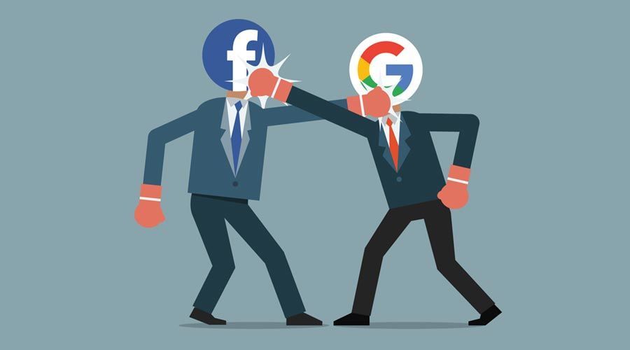 غوغل vs فيسبوك