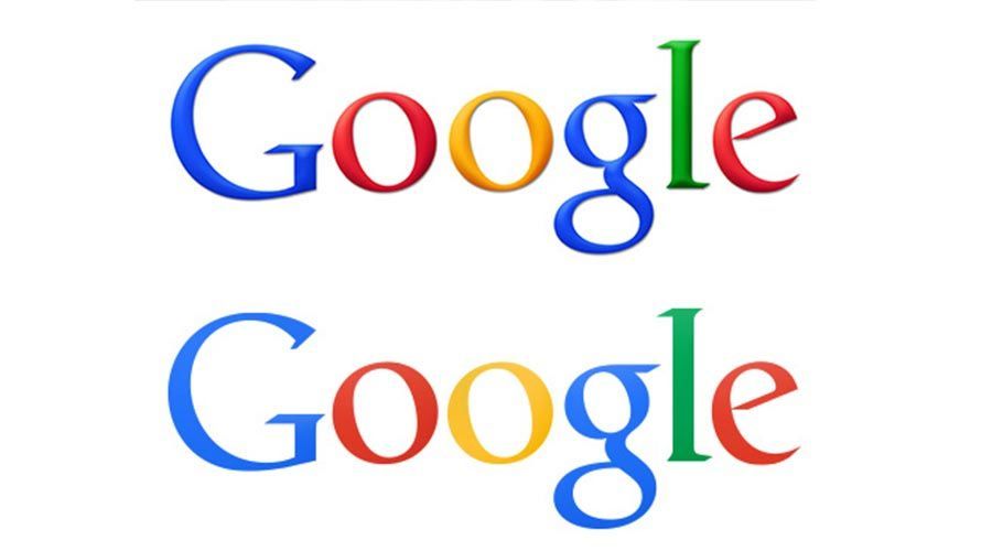 شعار جوجل قبل وبعد