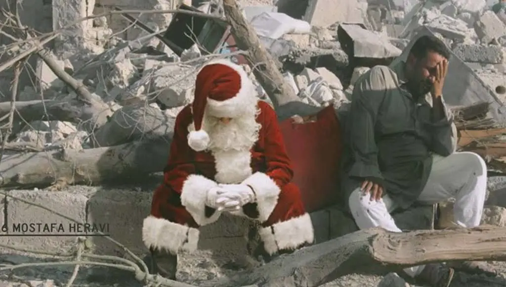 Santa in Aleppo - Mostafa Heravi