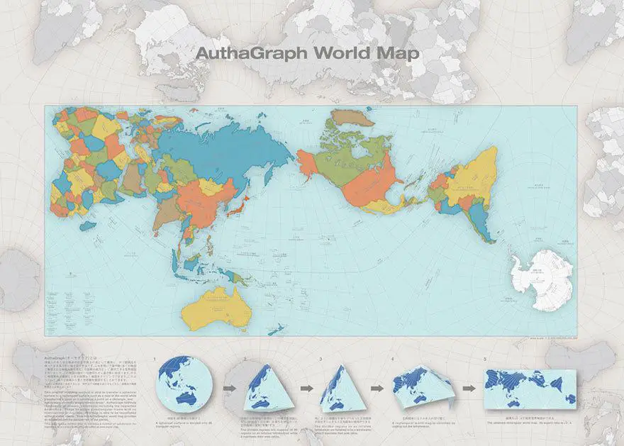 رسم دقيق جدا لخريطة العالم