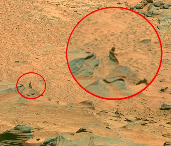 جسم غريب على المريخ