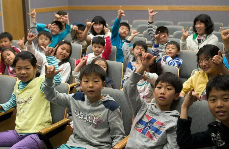 الأطفال في كوريا الجنوبية