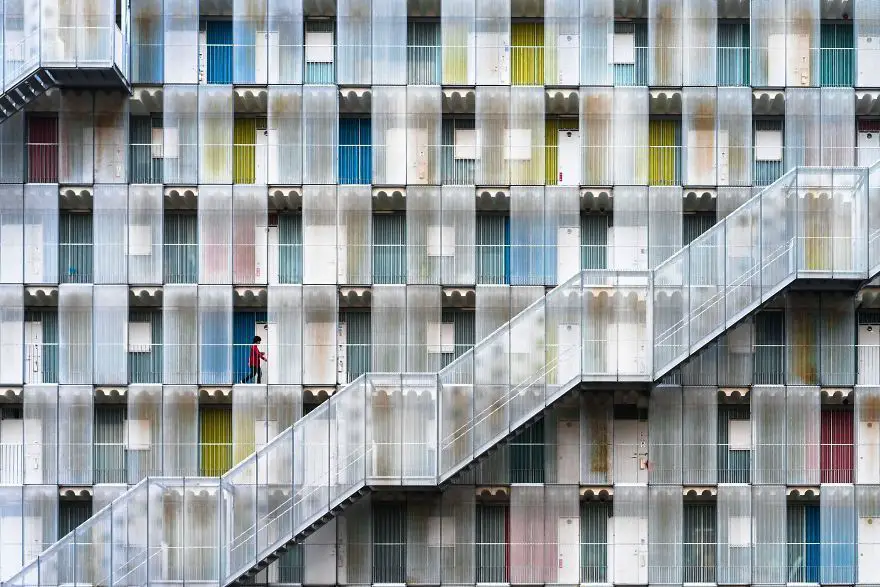 ”شقة ملونة“، في اليابان للمصور Tetsuya Hashimoto