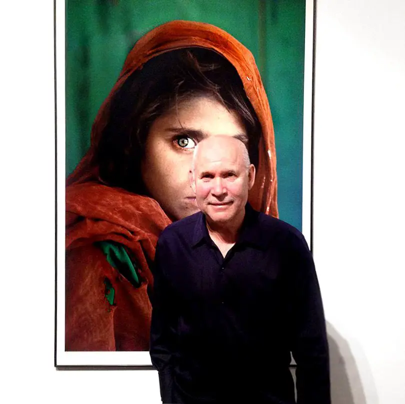 المصور العالمي ستيف مكّوري Steve McCurry الذي التقط الصّورة المذهلة للفتاة الأفغانية