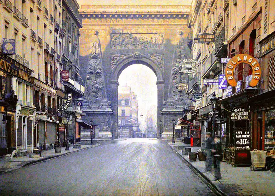 ”بورت ساينت ديني“، في باريس سنة 1914