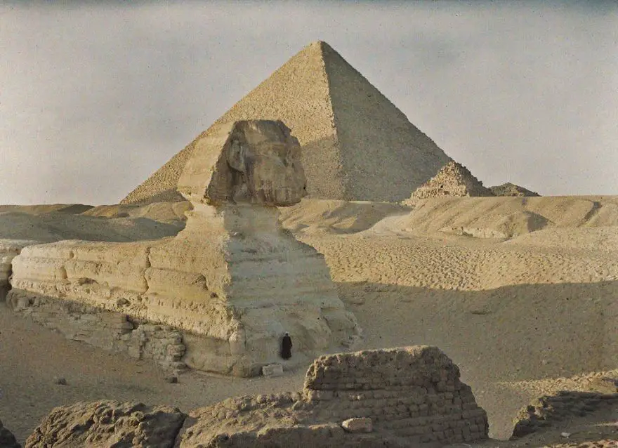 الجيزة في مصر سنة 1913
