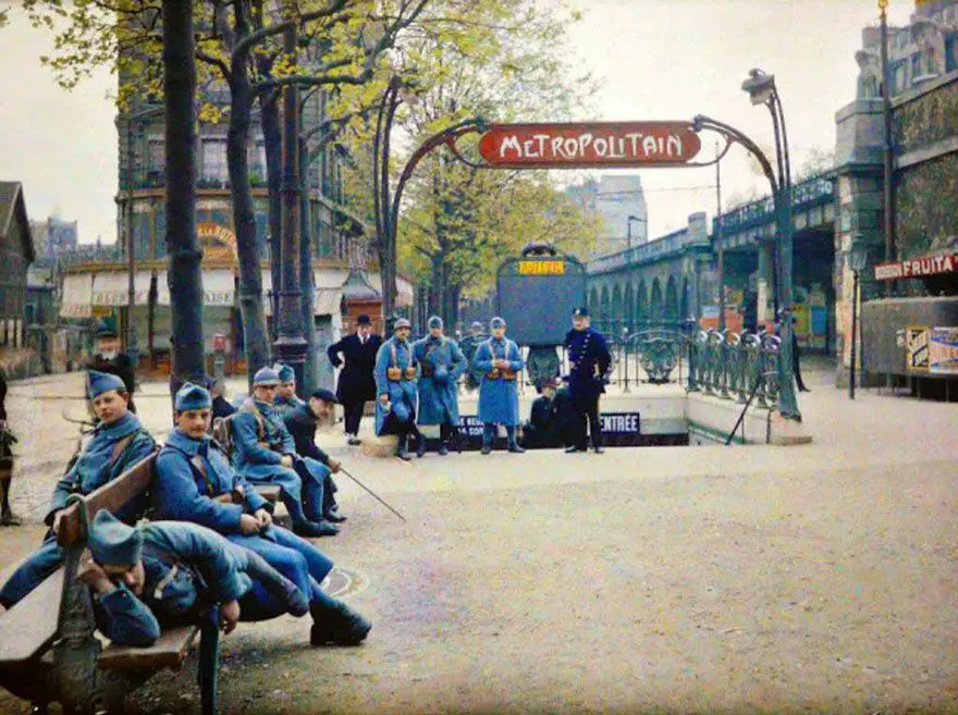 ميترو باريس سنة 1914