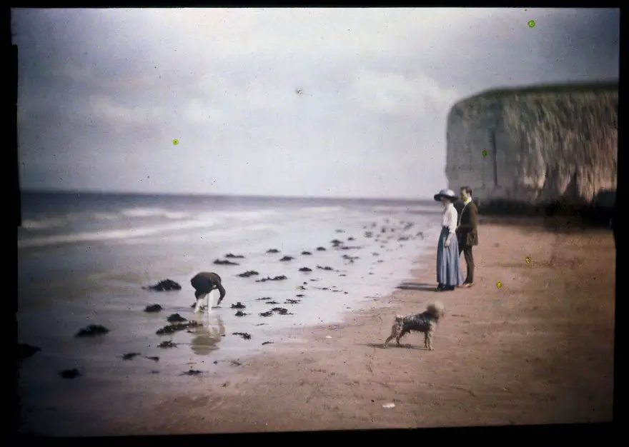 شاطئ مارغريت، فتاة زرقاء، سنة 1915
