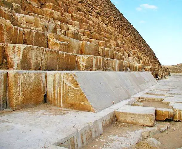 حجارة الاهرامات المصرية