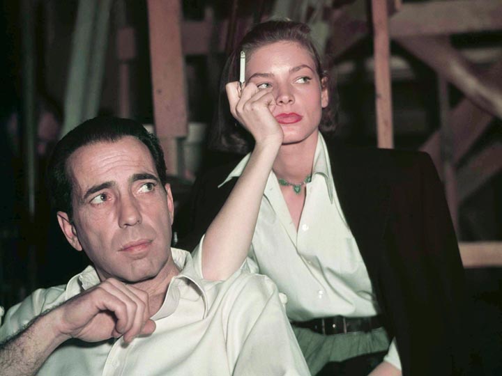 الثنائي Humphrey Bogart وLauren Bacall