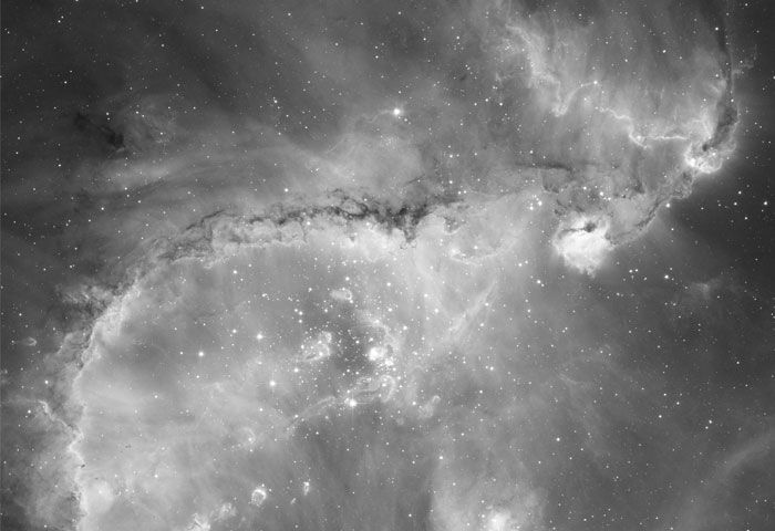 صورة لسحابة غازية من تلسكوب هابل الفضائي