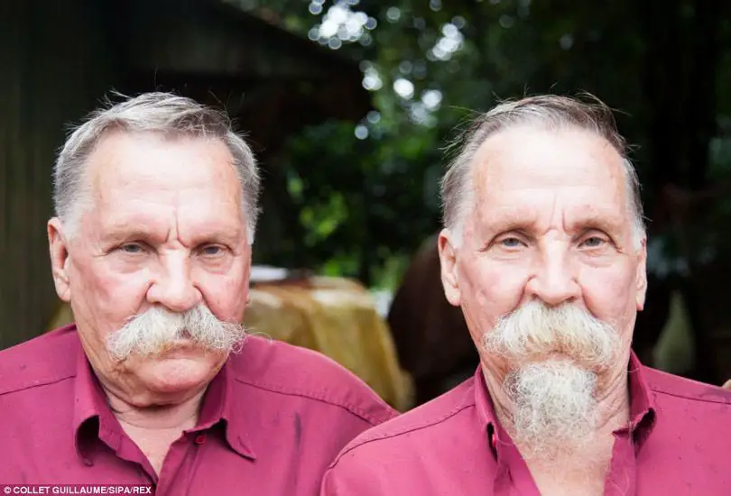 (نيلسون) و(نووبيرتو ريسك)، توأمان كبيران في العمر من مدينة (كانديدو غودوي) البرازيلية.