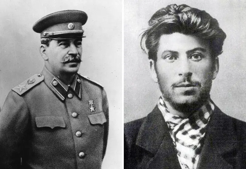 الزعيم السوفييتي (جوزيف ستالين) عندما كان لا يزال شابا صغيرا