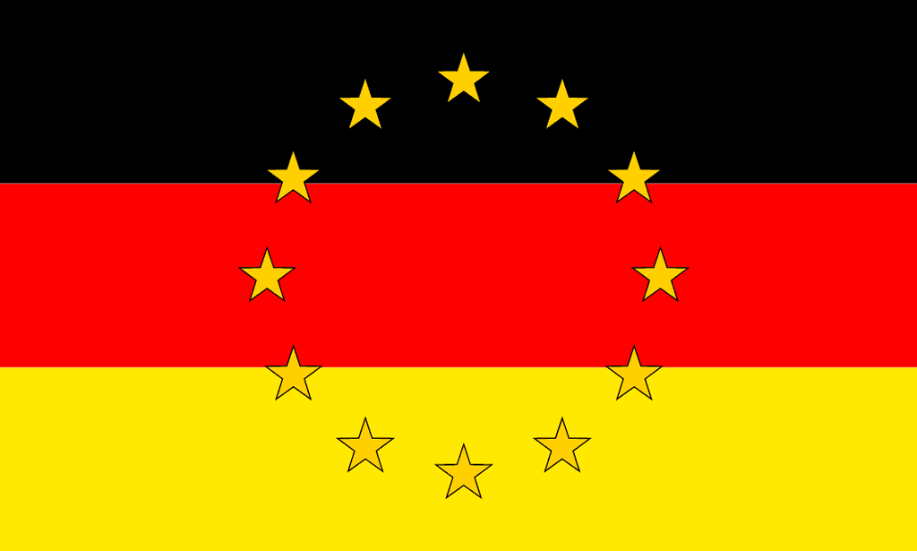 علم المانيا ضمن الاتحاد الاوروبي