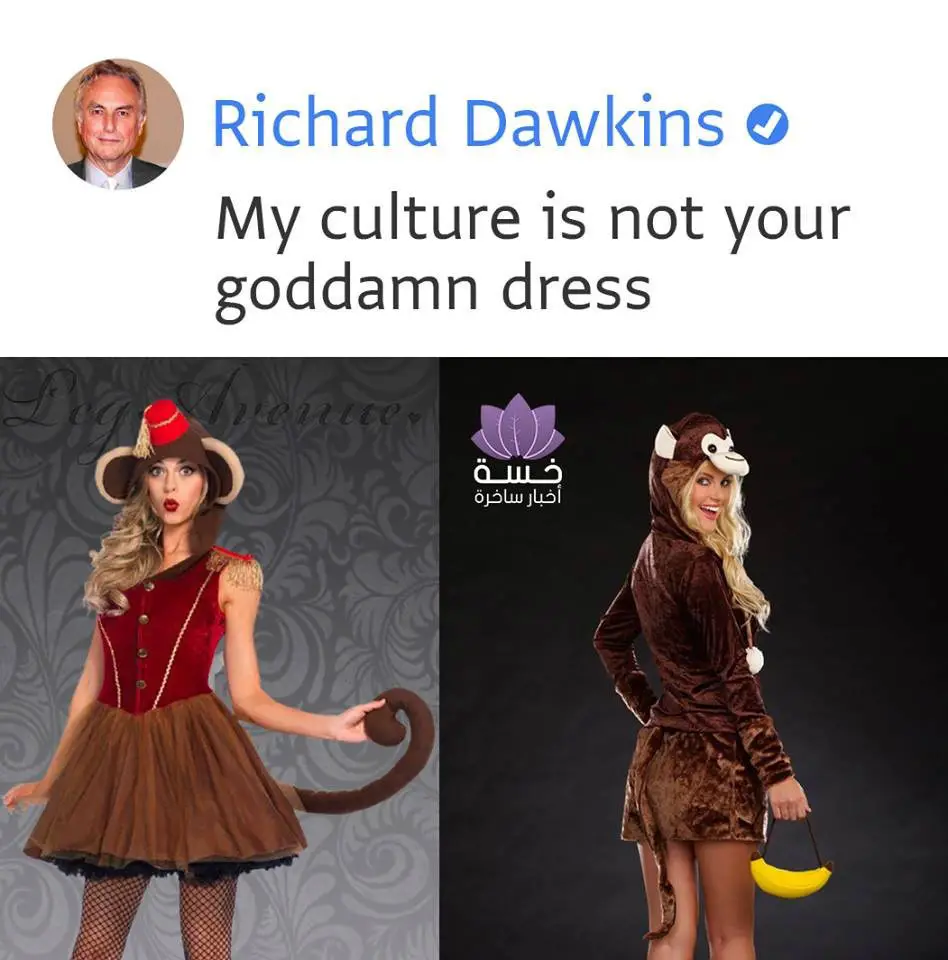 ريتشارد داوكينز: "ثقافتي ليست ثوب حفلة تخرجك اللعين"