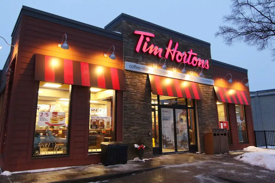 محل Tim Hortons في كندا