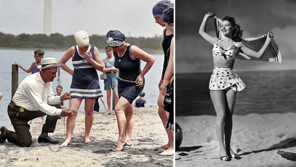 تاريخ موجز لتطور ملابس السباحة النسائية